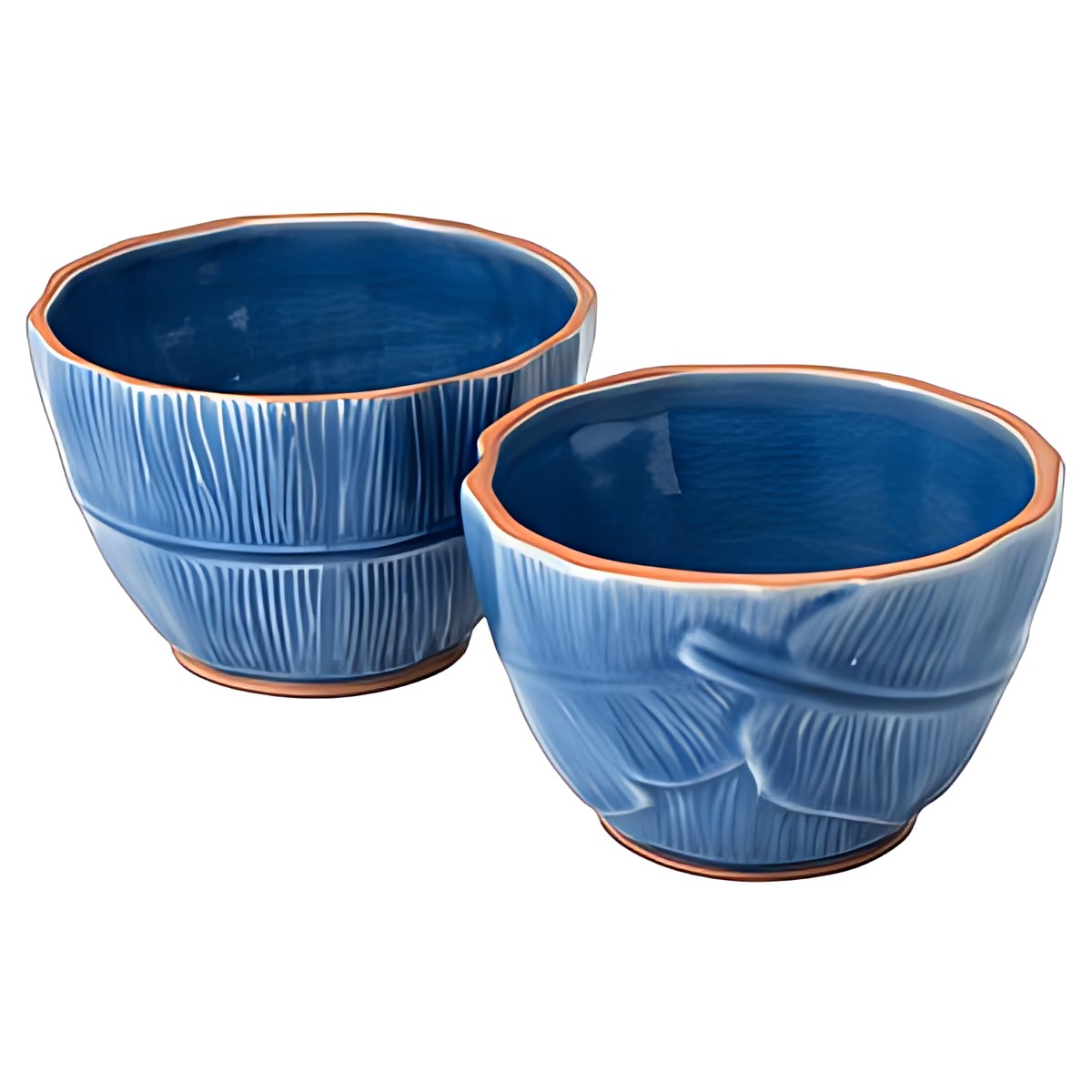 Celadon Carved Bowls by Kazuri