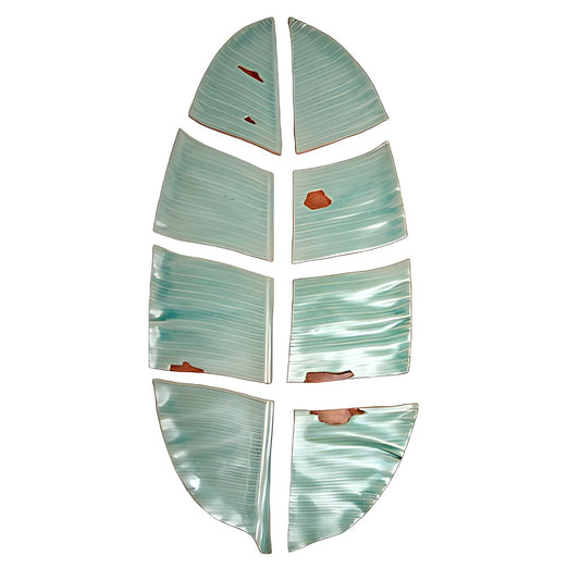 Celadon Banana Leaf Platter by Kazuri