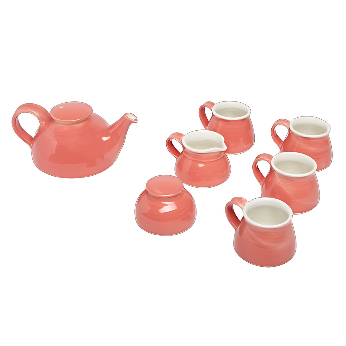 Auroville Stoneware Tea Set by Kazuri