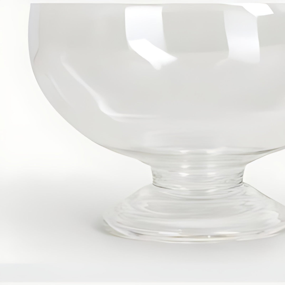 Hera Footed Clear Glass Decanter by Kazuri, photo 2 of 4