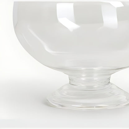 Hera Footed Clear Glass Decanter by Kazuri, photo 2 of 4