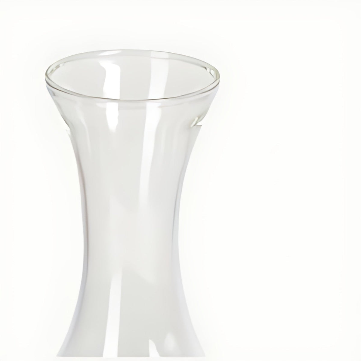 Hera Footed Clear Glass Decanter by Kazuri, photo 3 of 4