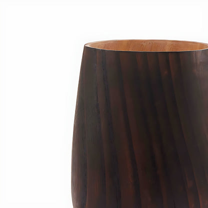 Hickory Dark Walnut Wood Vase by Kazuri, photo 2 of 4