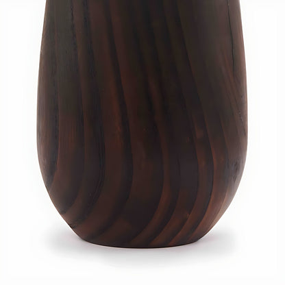 Hickory Dark Walnut Wood Vase by Kazuri, photo 3 of 4