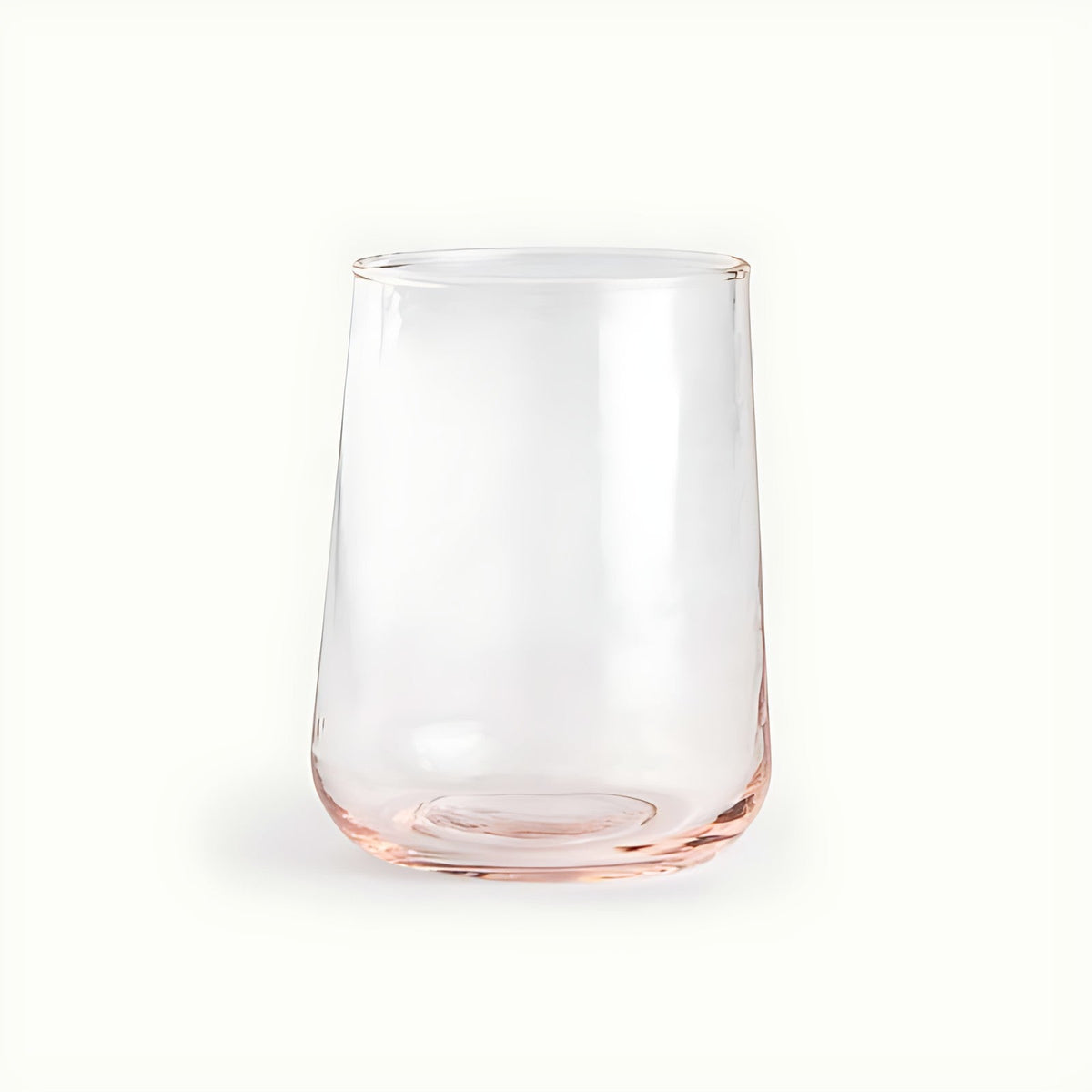 Jharokha Blush Pink Glass Water Tumblers by Kazuri, photo 2 of 4