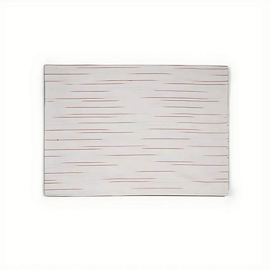 Jimo Light Stripe Linen Table Cloth by Kazuri