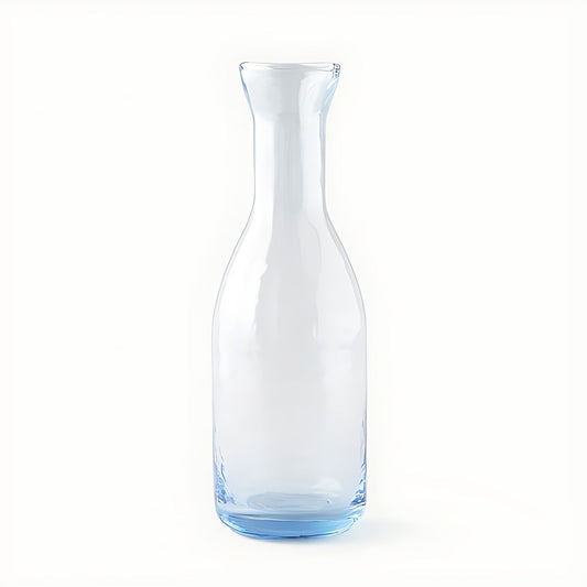 Lamera Blue Glass Carafe by Kazuri