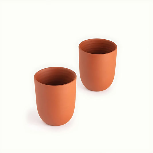 Matouk Terracotta Tumblers by Kazuri