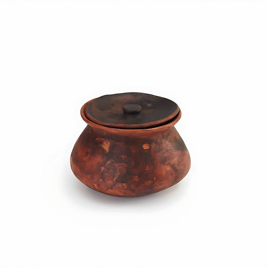 Naturaleza Lidded Earthenware Pot by Kazuri