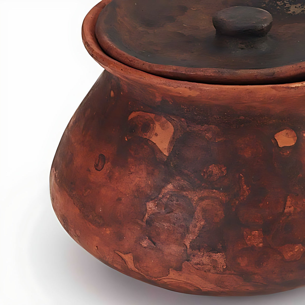 Naturaleza Lidded Earthenware Pot by Kazuri, photo 2 of 4