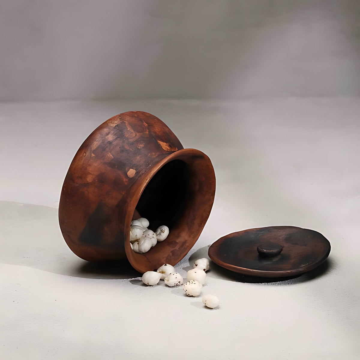 Naturaleza Lidded Earthenware Pot by Kazuri, photo 4 of 4