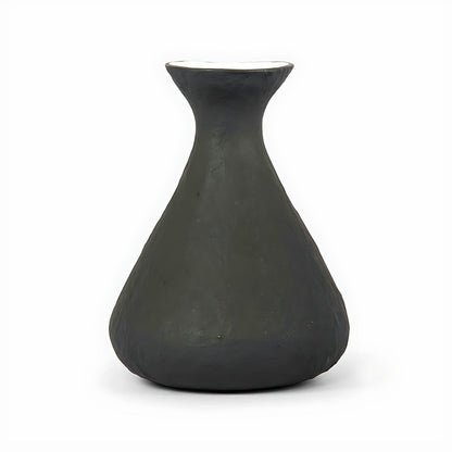 Petite Noir Paper Pulp Vase by Kazuri
