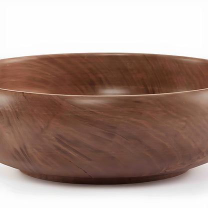 Plump Large Wooden Serving Bowl by Kazuri, photo 3 of 4
