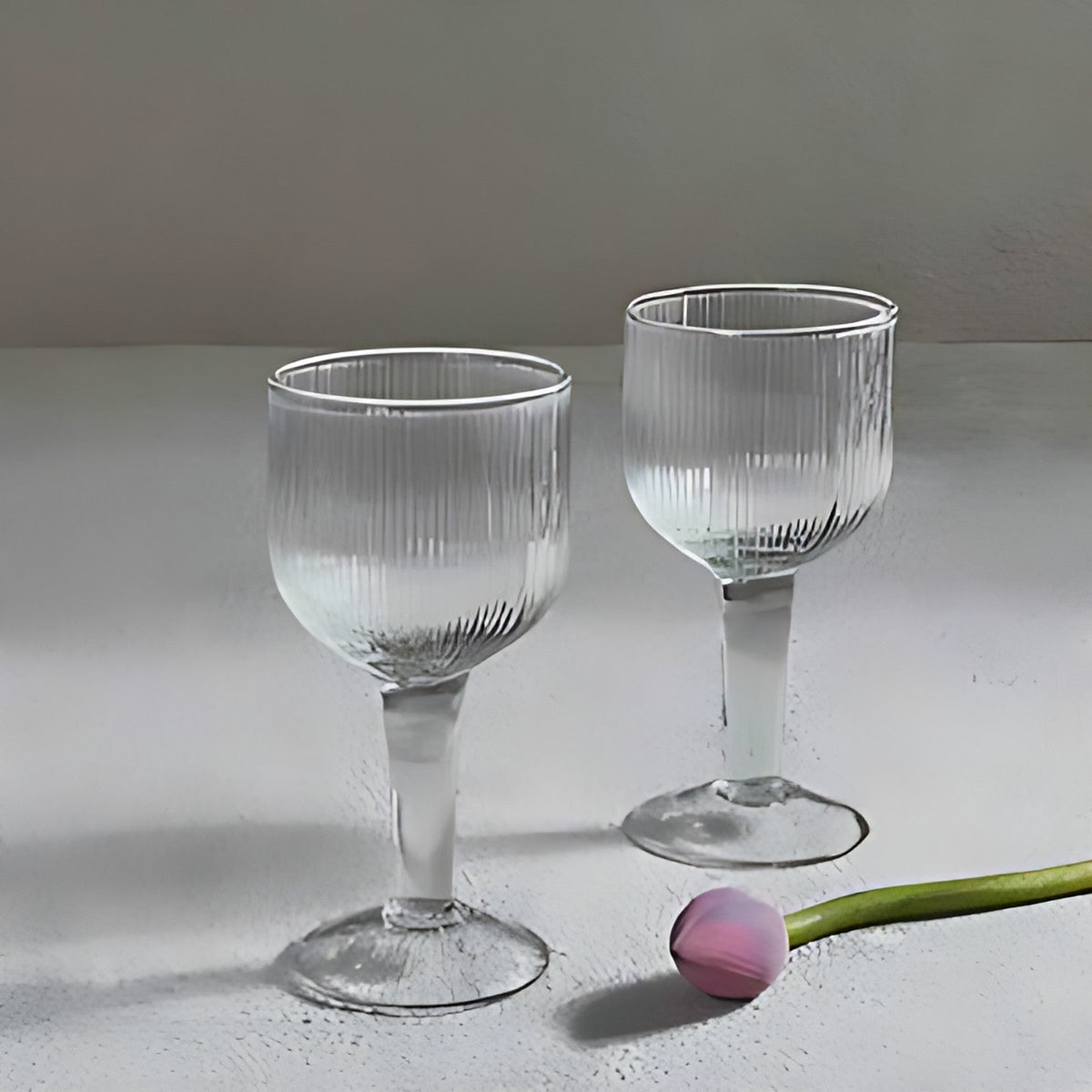 Puro Encanto Fluted Wine Glasses by Kazuri, photo 4 of 4