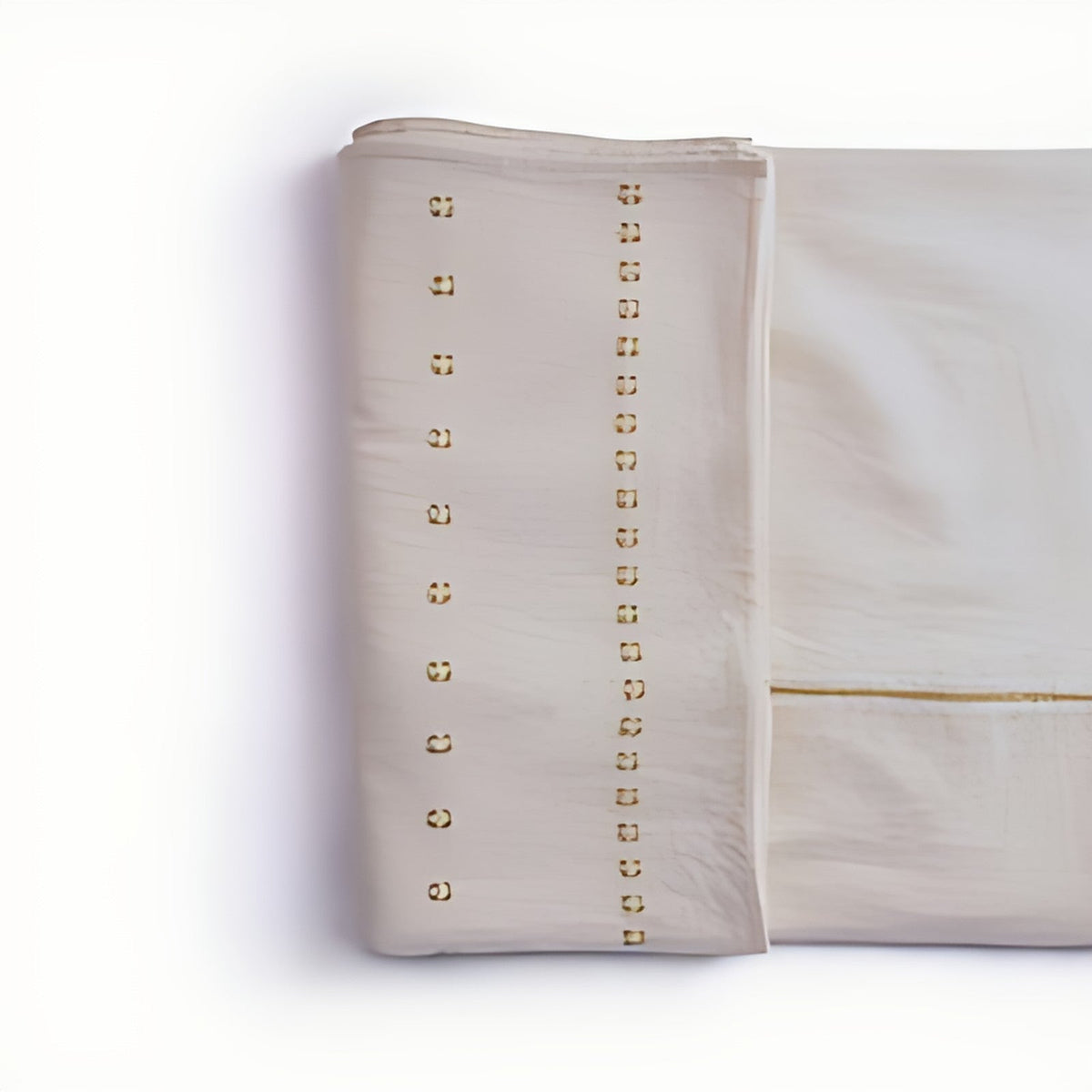 Regalia Ivory Light Kala Cotton Table Cloth by Kazuri, photo 4 of 4