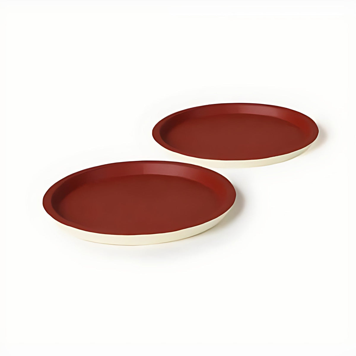 Reid Round Papier Mâché Trays by Kazuri