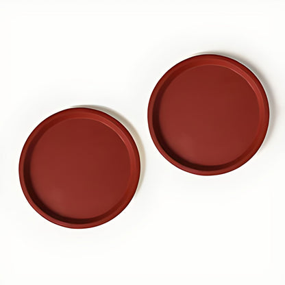 Reid Round Papier Mâché Trays by Kazuri, photo 2 of 4