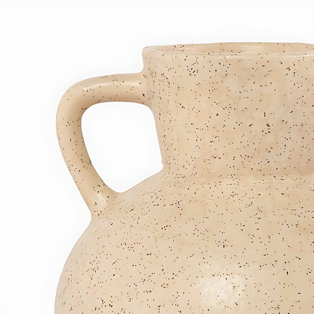 Sabrosa Speckled Stoneware Amphora Vase with Handles by Kazuri, photo 2 of 4