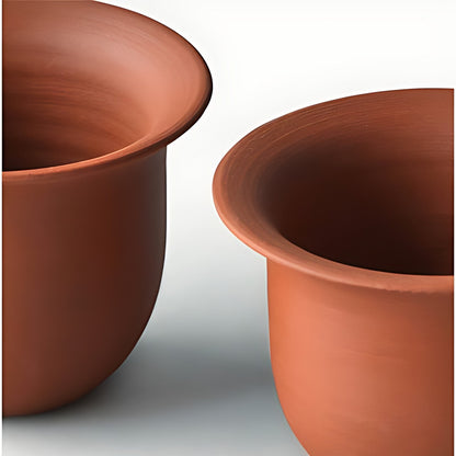 Shangrila Terracotta Cups with Flared Rim by Kazuri, photo 2 of 3