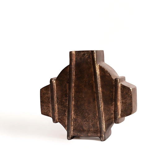 Sifar Aluminium Sculptural Vessel by Kazuri