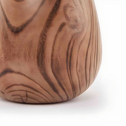 Skittle Walnut Wood Bud Vase by Kazuri, photo 3 of 4