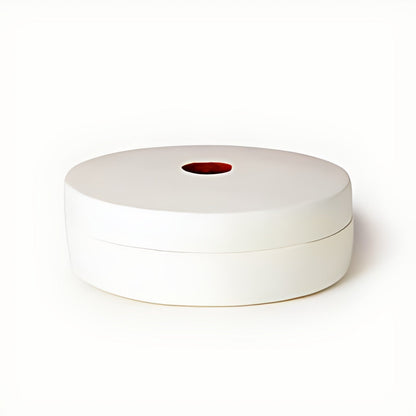 Streto Round Papier Mâché Lidded Box by Kazuri, photo 2 of 4