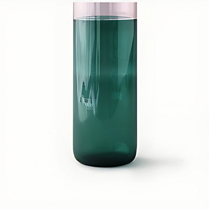 Suma Two-Tone Glass Bottle with Stopper by Kazuri, photo 2 of 4