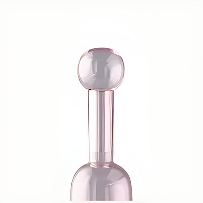 Suma Two-Tone Glass Bottle with Stopper by Kazuri, photo 3 of 4