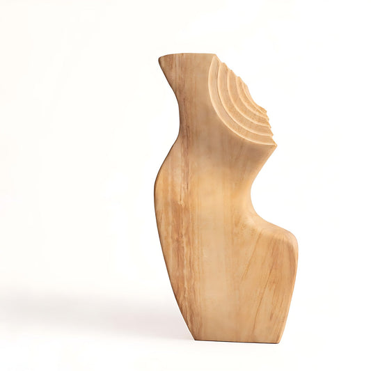 Vaara Rainbow Sandstone Sculptural Object by Kazuri