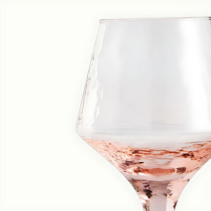 Vav Blush Pink Wine Glasses by Kazuri, photo 2 of 4