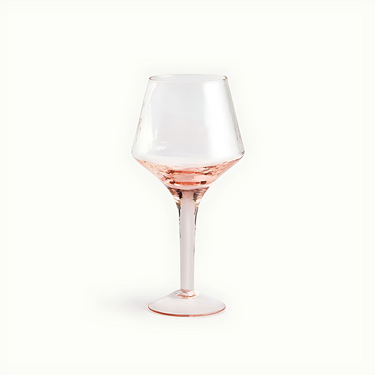 Vav Blush Pink Wine Glasses by Kazuri, photo 3 of 4