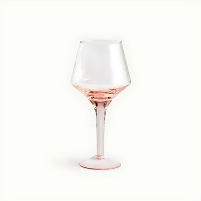 Vav Blush Pink Wine Glasses by Kazuri, photo 3 of 4