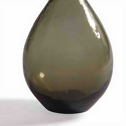 Victoria Smoky Olive Glass Decanter with Stopper by Kazuri, photo 2 of 4
