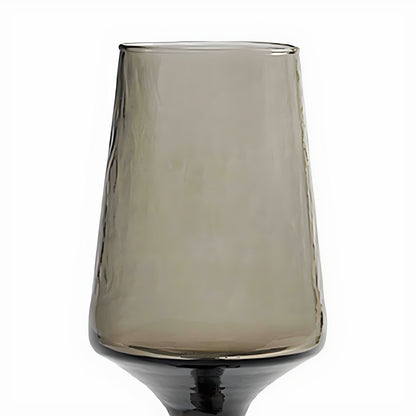 Victoria Smoky Grey Wine Glasses by Kazuri, photo 2 of 4