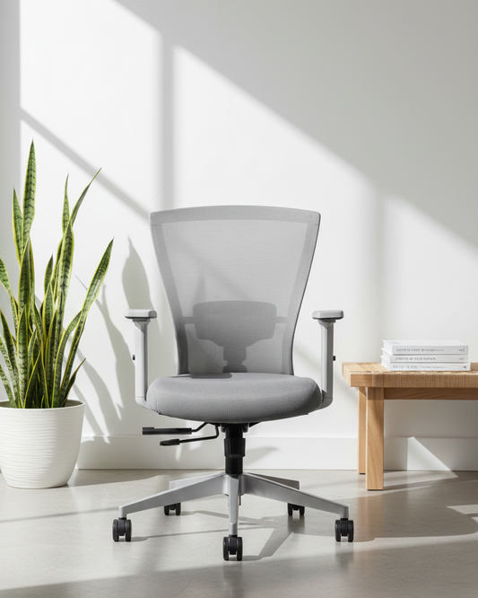 Zinc Mid-Back Ergonomic Mesh Office Chair
